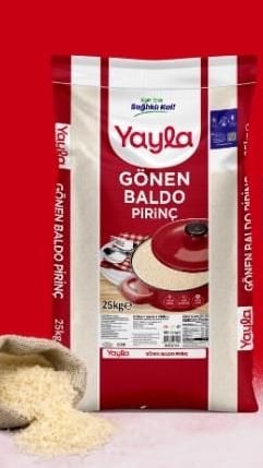 Yayla Gönen Baldo Pirinç 25 KG