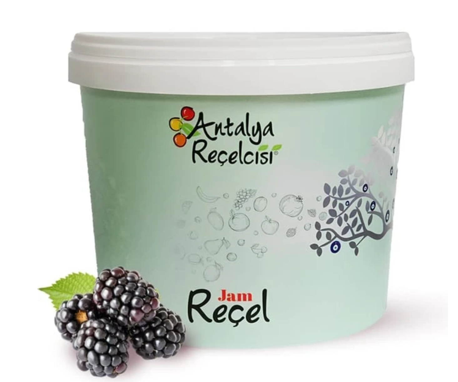 Antalya Reçelcisi Böğürtlen Reçeli 5 KG